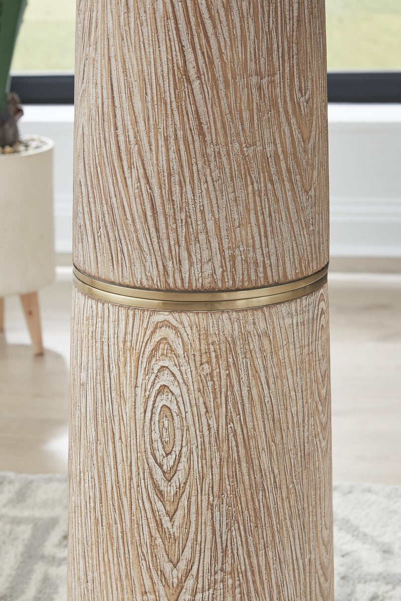 Gasparleigh Brown/Gold Finish Floor Lamp - L235811