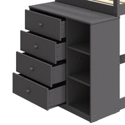 Gaston Twin/Twin Bunk Bed W/4 Drawers & 3 Compartments - BD01372