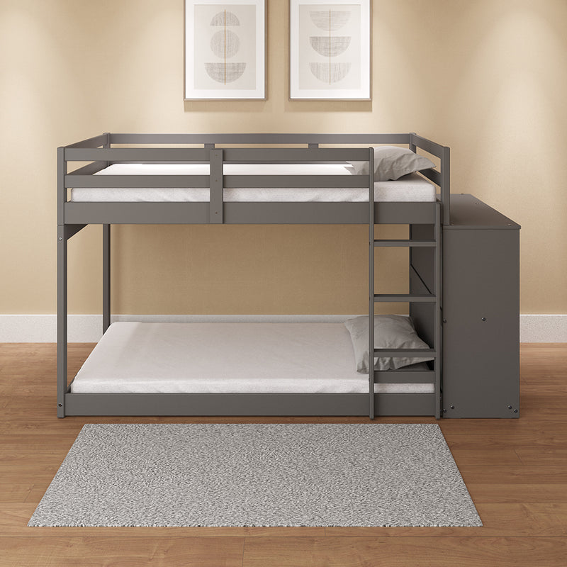 Gaston Twin/Twin Bunk Bed W/4 Drawers & 3 Compartments - BD01372