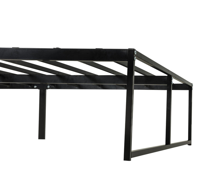 Gates Eastern King Heavy-Gauge Metal Platform Bed Frame Black - 305708KE