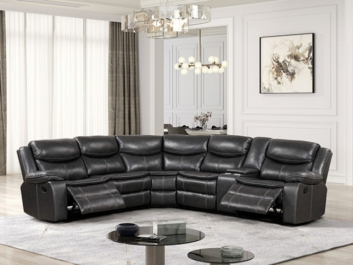 Gatria Gray Sectional - CM6982DG-SECT