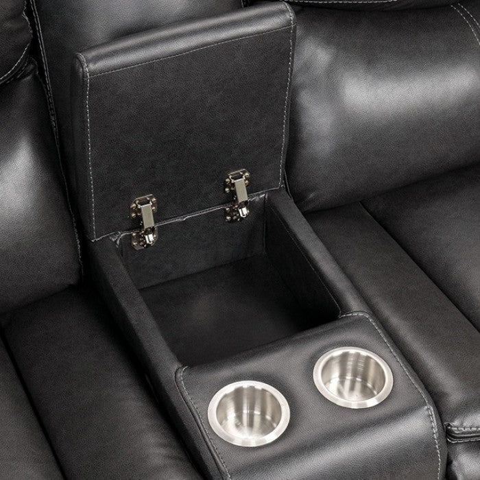 Gatria Gray Sectional - CM6982DG-SECT