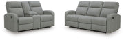 Gauntlet Reclining Sofa and Loveseat - PC42204U1