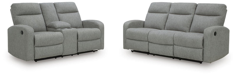 Gauntlet Reclining Sofa and Loveseat - PC42204U1
