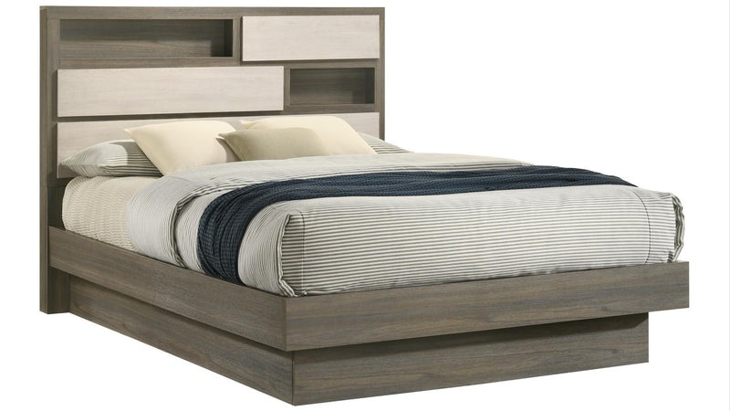 Gem Full Bed in Gray - Gem Full Bed in Gray