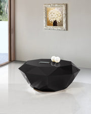 Gemma Stainless Steel Coffee Table in Black - 222Black-C