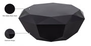 Gemma Stainless Steel Coffee Table in Black - 222Black-C