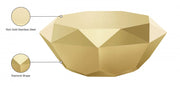 Gemma Stainless Steel Coffee Table in Gold - 222Gold-C