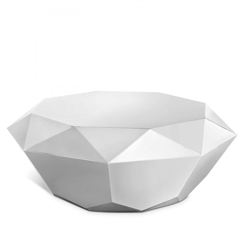 Gemma Stainless Steel Coffee Table in Silver - 222Silver-C