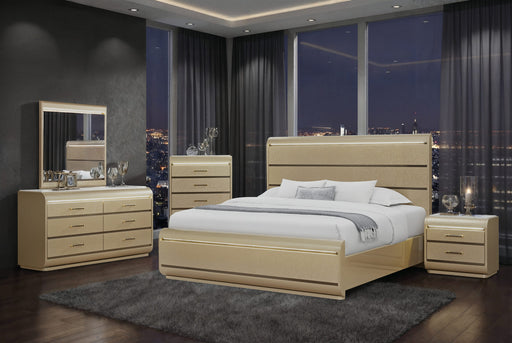 Genesis Gold Full Bed Group - GENESIS-GOLD-FBG