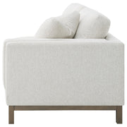 Geneva Boucle Upholstered Sectional Chaise Sofa Sand - 551777