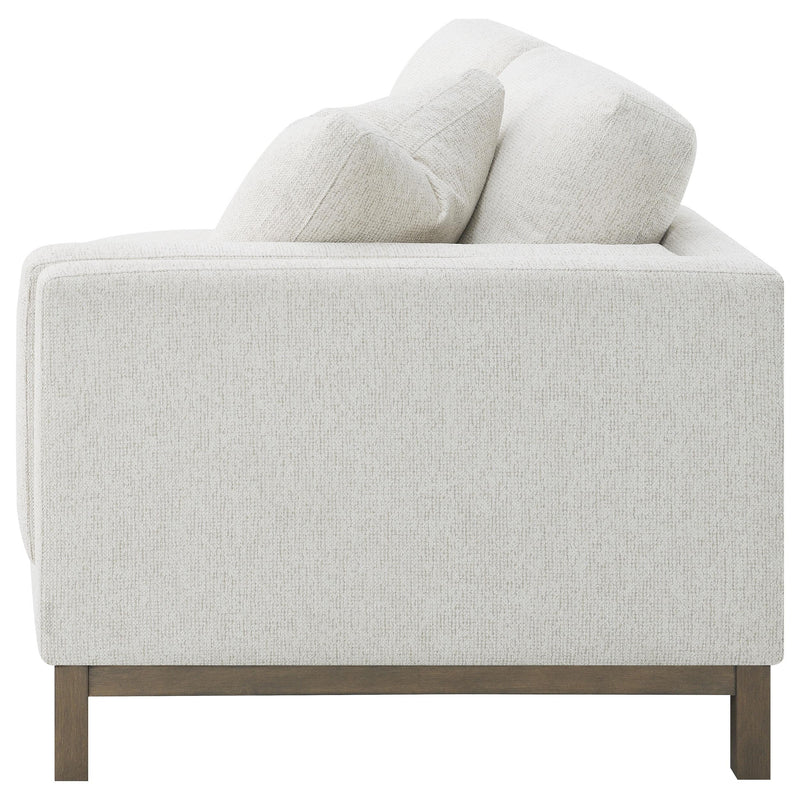 Geneva Boucle Upholstered Sectional Chaise Sofa Sand - 551777