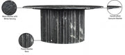 Genoa Marble Coffee Table in Black - 248Black-CT