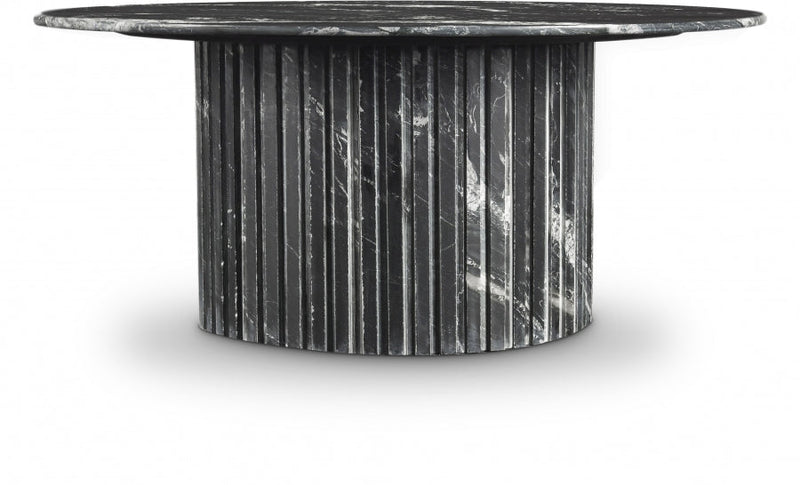Genoa Marble Coffee Table in Black - 248Black-CT