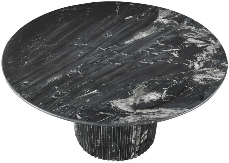 Genoa Marble Coffee Table in Black - 248Black-CT
