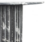 Genoa Marble Coffee Table in Black - 248Black-CT