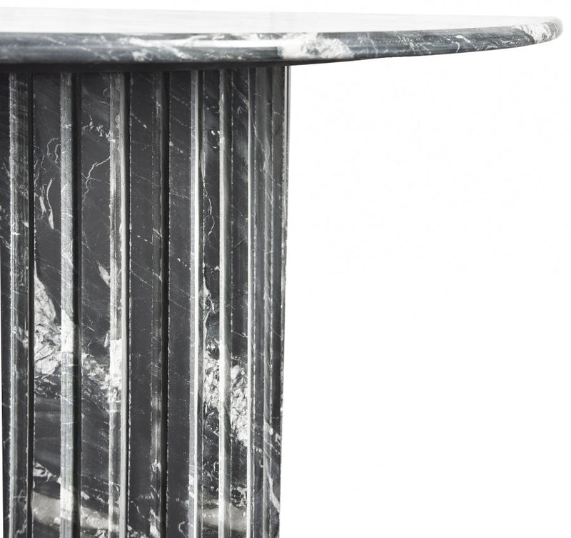Genoa Marble Coffee Table in Black - 248Black-CT