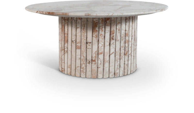 Genoa Marble Coffee Table in Breccia - 248Breccia-CT