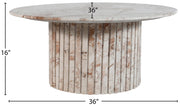 Genoa Marble Coffee Table in Breccia - 248Breccia-CT