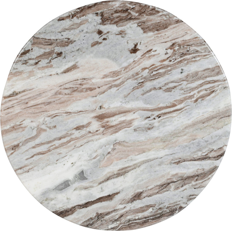 Genoa Marble Coffee Table in Brown - 248Brown-CT