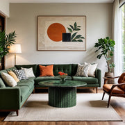 Genoa Marble Coffee Table in Green - 248Green-CT