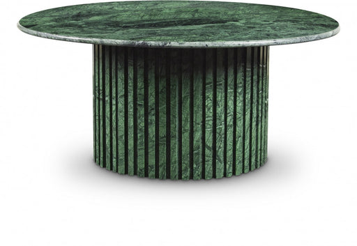 Genoa Marble Coffee Table in Green - 248Green-CT