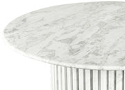 Genoa Marble Coffee Table in White - 248White-CT