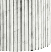 Genoa Marble Coffee Table in White - 248White-CT
