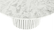 Genoa Marble Coffee Table in White - 248White-CT