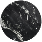 Genoa Marble End Table in Black - 248Black-ET