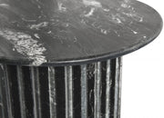 Genoa Marble End Table in Black - 248Black-ET