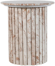 Genoa Marble End Table in Breccia - 248Breccia-ET