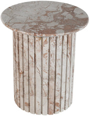 Genoa Marble End Table in Breccia - 248Breccia-ET