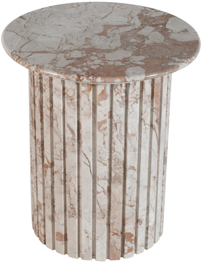 Genoa Marble End Table in Breccia - 248Breccia-ET