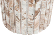 Genoa Marble End Table in Brown - 248Brown-ET