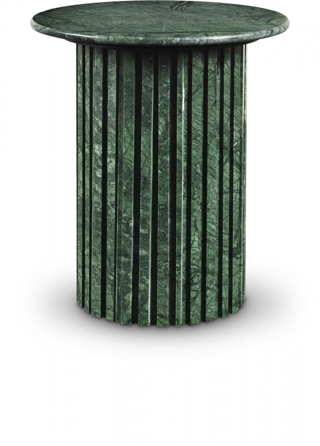 Genoa Marble End Table in Green - 248Green-ET
