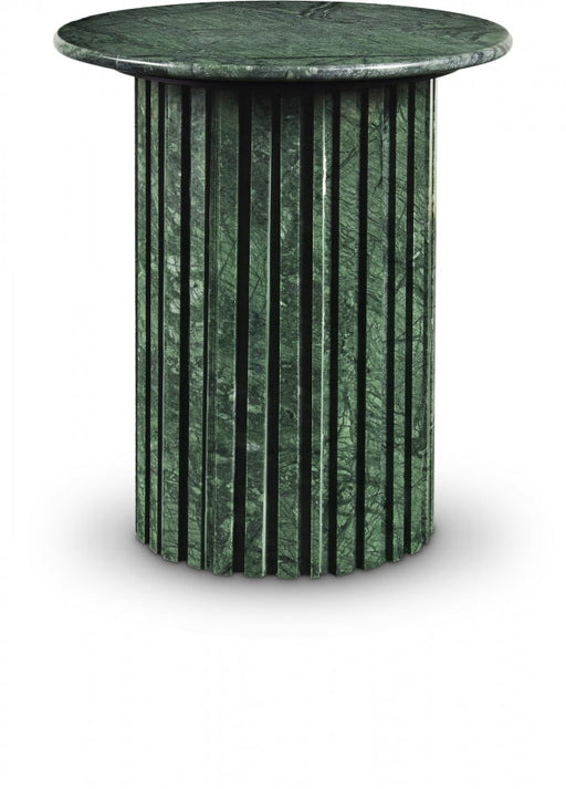 Genoa Marble End Table in Green - 248Green-ET