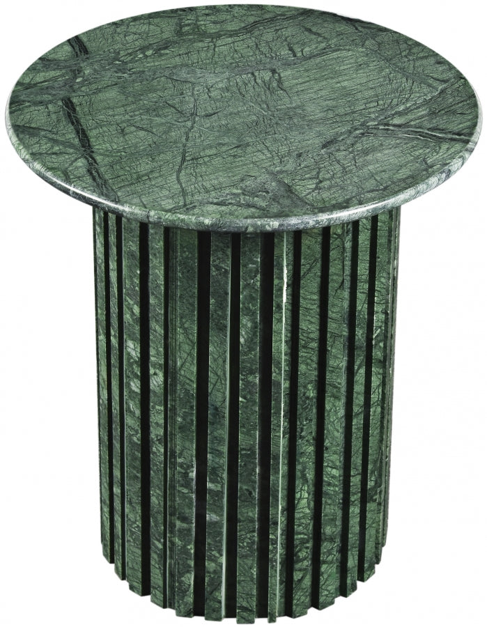 Genoa Marble End Table in Green - 248Green-ET