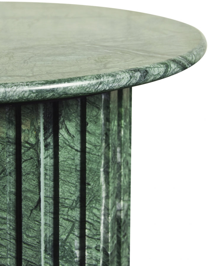 Genoa Marble End Table in Green - 248Green-ET