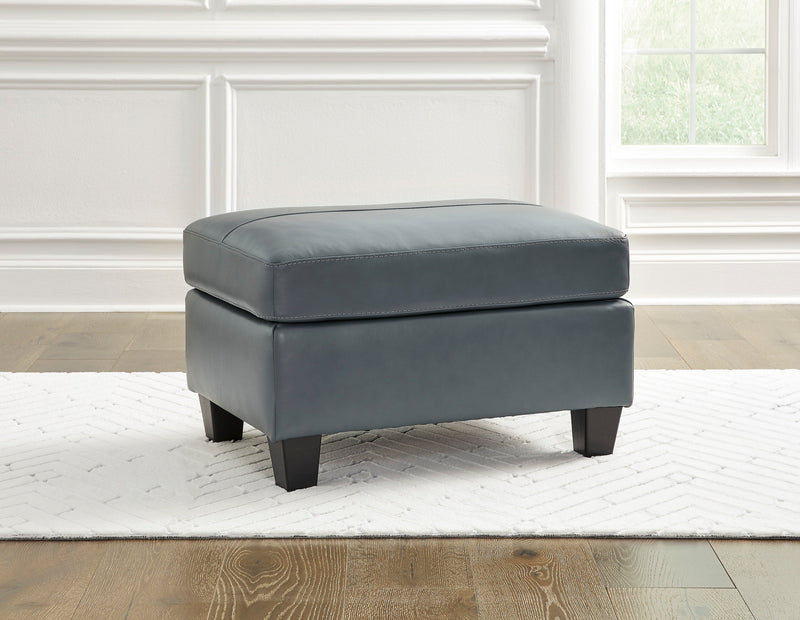 Genoa Steel Leather Living Room Set - Gate FurnitureLiving Room Set