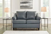Genoa Steel Leather Living Room Set - Gate FurnitureLiving Room Set