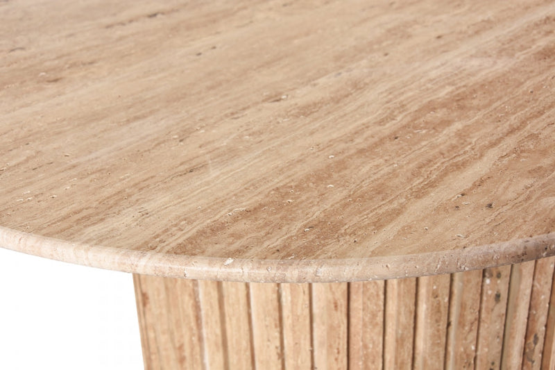 Genoa Travertine Coffee Table in Natural - 248Travertine-CT