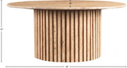 Genoa Travertine Coffee Table in Natural - 248Travertine-CT