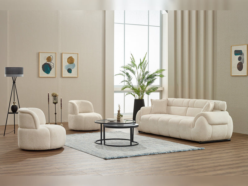 Genova Convertible Sofa in White - 200-SIM-GEN-ERATO01-3