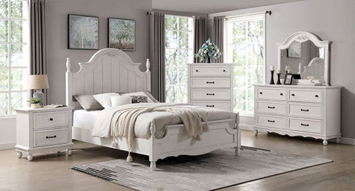 Georgette Antique White Mirror - CM7184M