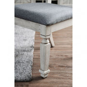 Georgia Antique White/Gray Dining Table - CM3089T