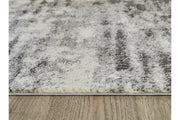 Gerdie Cream/Gray Large Rug - Gate FurnitureRug Large