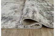 Gerdie Cream/Gray Large Rug - Gate FurnitureRug Large