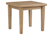 Gerianne Grayish Brown End Table - Gate FurnitureOutdoor Products