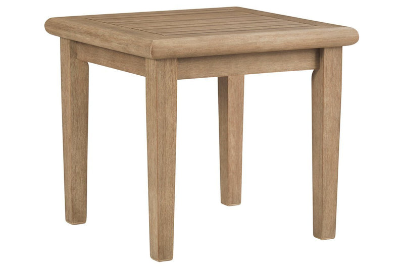 Gerianne Grayish Brown End Table - Gate FurnitureOutdoor Products